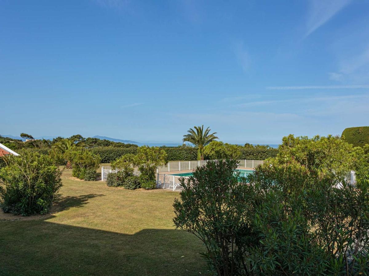 Apercu Mer: Bel Appartement Avec Piscine, Tennis Et Proche Plage - Fr-1-3-450 Bidart Eksteriør bilde